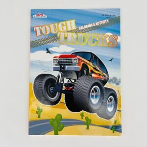 Tough Trucks Coloring & Activity Book - New / Unused